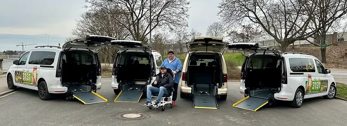 Krankentransfer mit Witt Taxi und seiner großen Fahrzeugflotte mit Tragestuhl